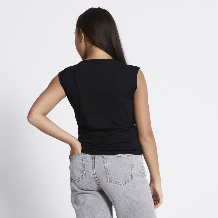 Soft feel top "Livia star" Black